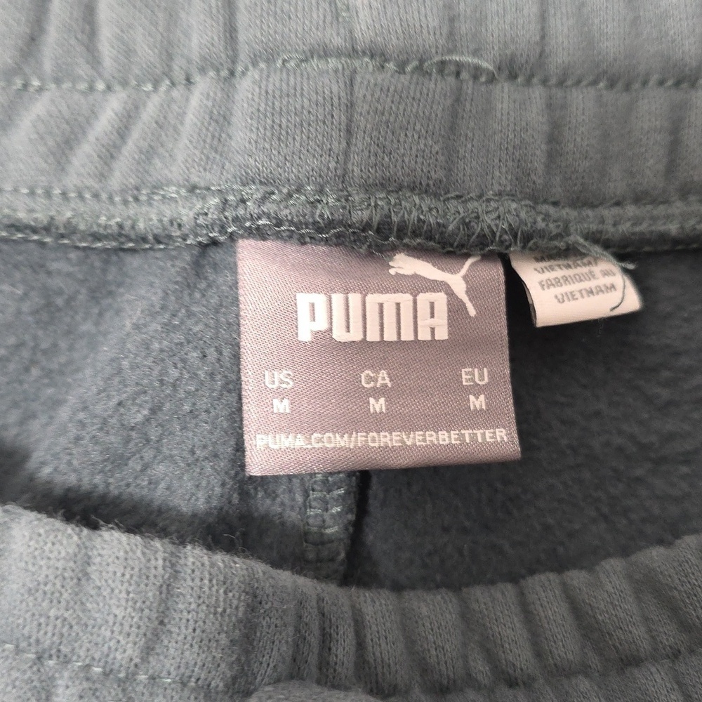 Puma Men's Dark Green Joggers - Picture 2 of 6